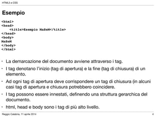 Corso di HTML5 e CSS | PDF