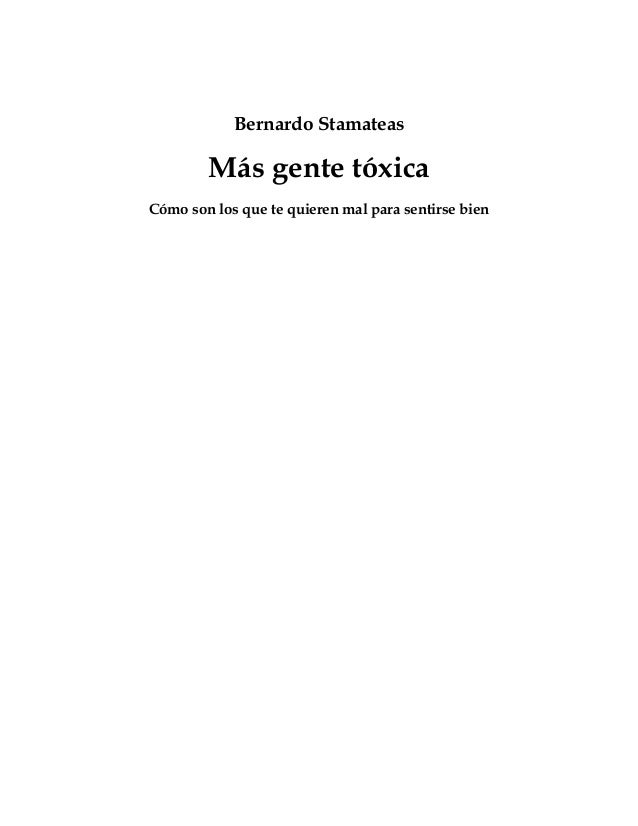 Mas Gente Toxica Stamateas Bernardo<script async src=