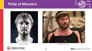#RSAC
Philip of Macedon
25
Historyofmacedonia.org Warner Brothers Pictures, 2004
 
