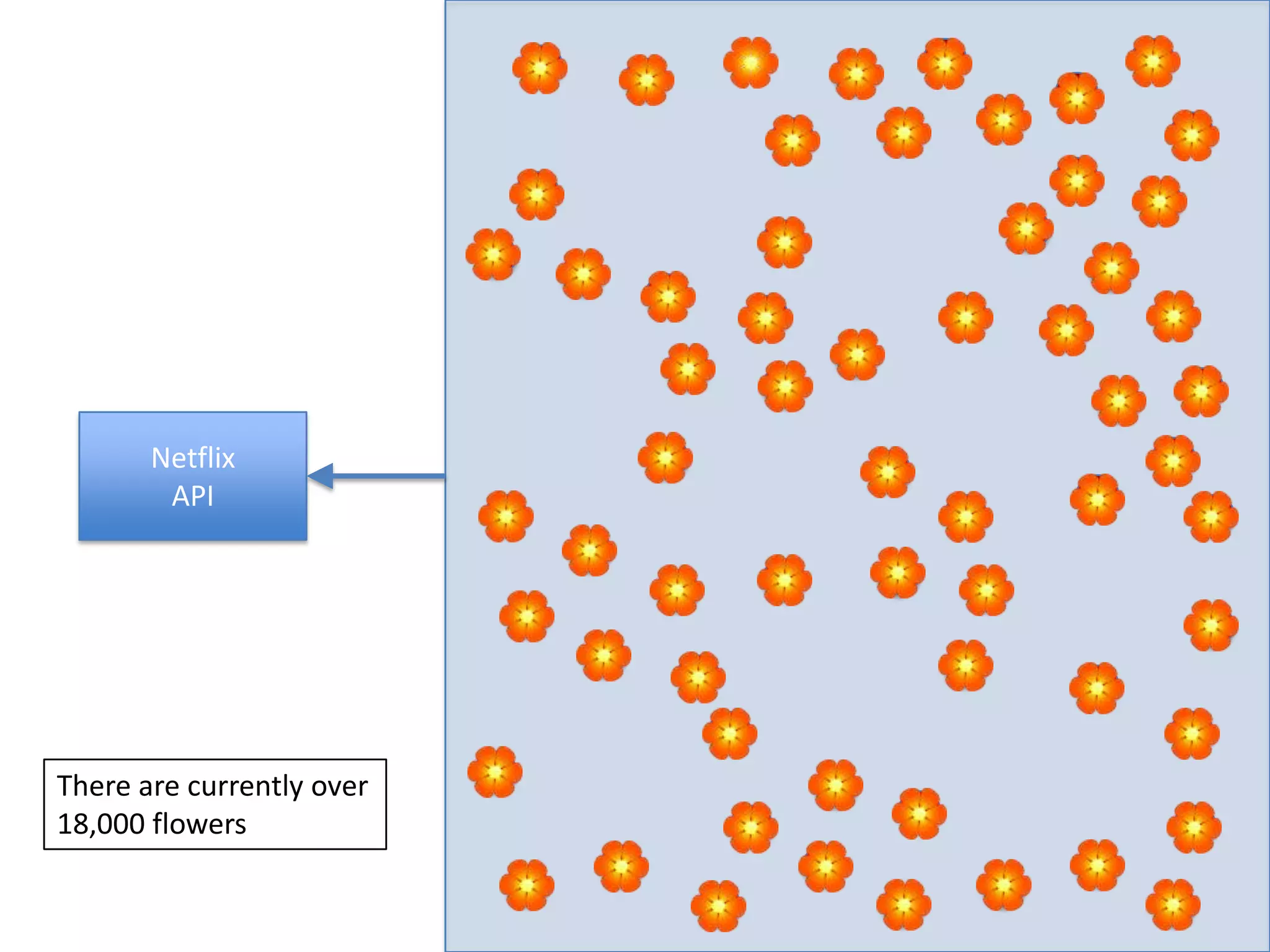 Netflix APIThere are currently over18,000 flowers 