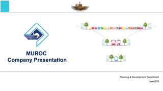 Planning & Development Department
June2016
MUROC
Company Presentation
 