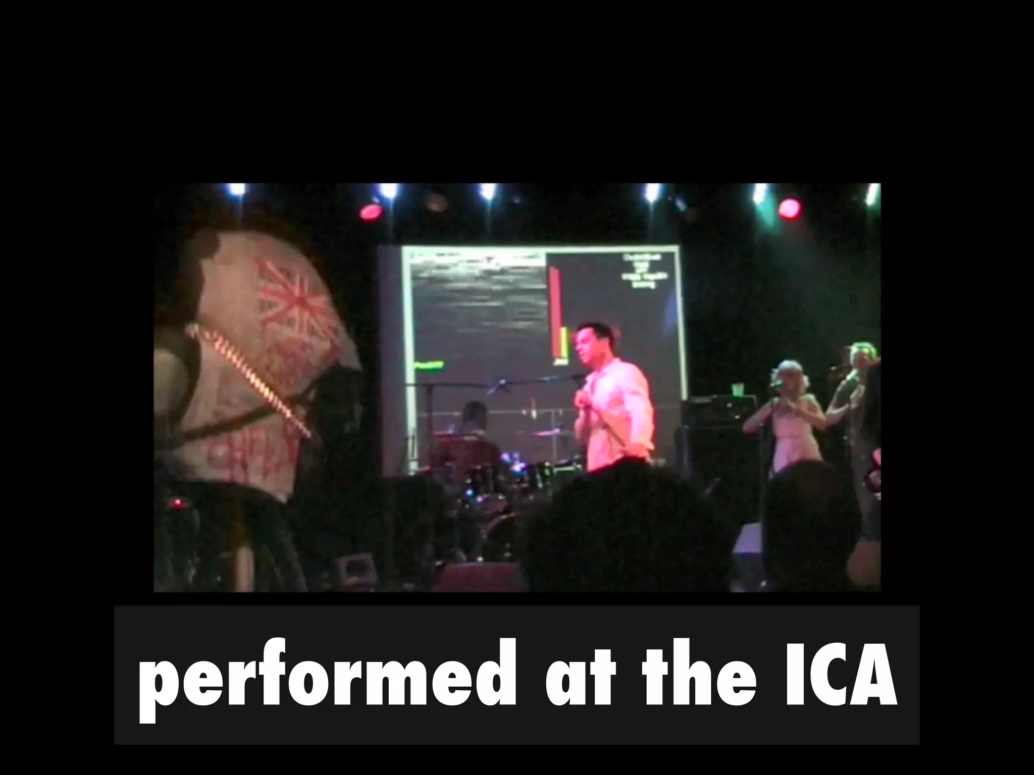 performed at the ICA
 