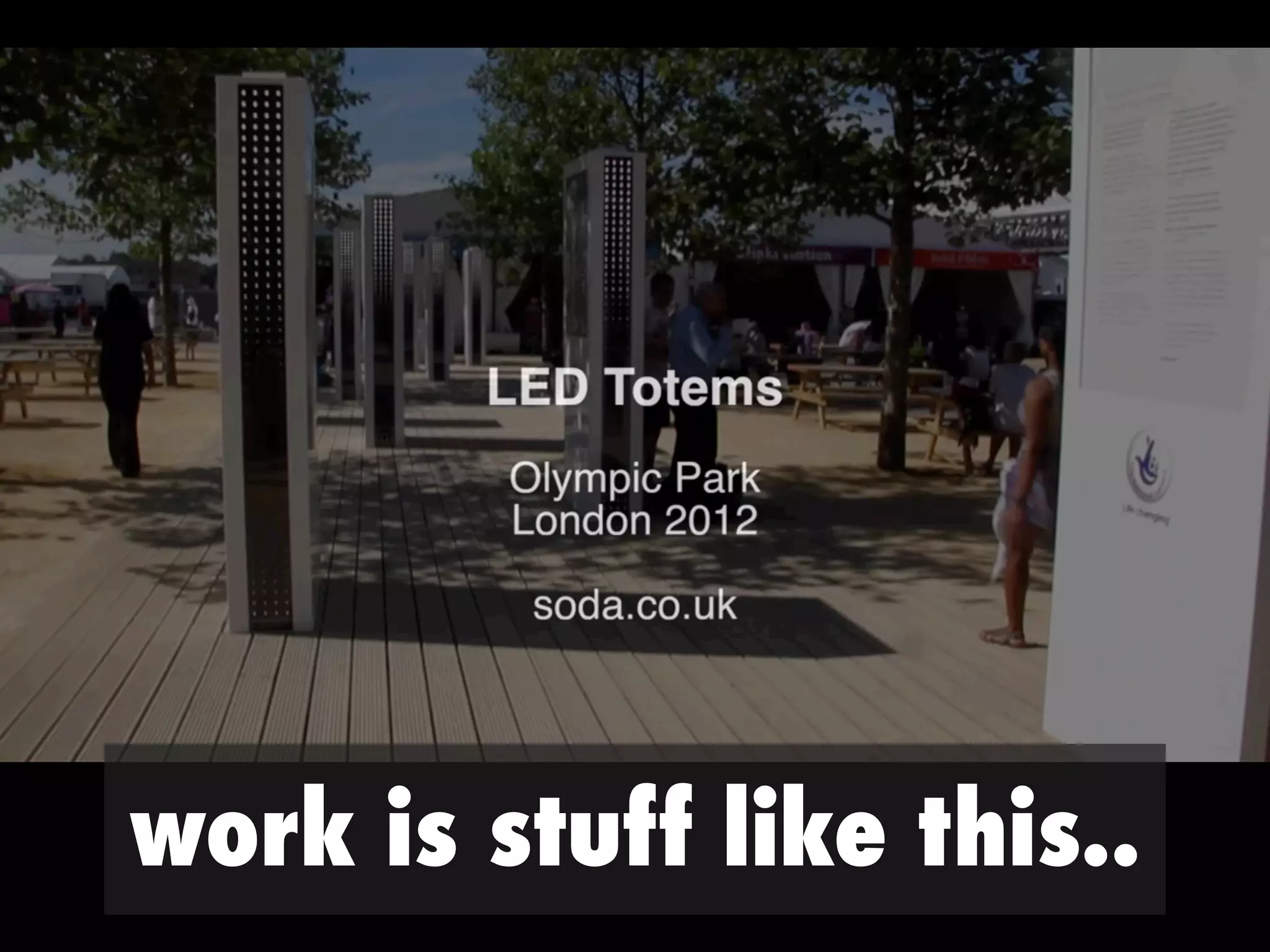 work is stuff like this..
 