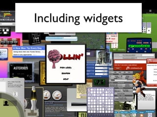 Including widgets
 
