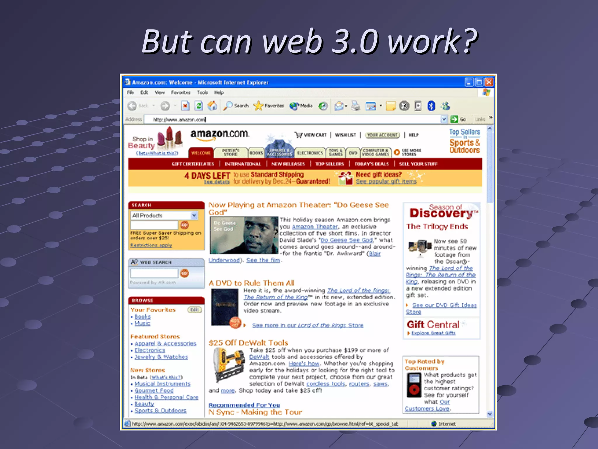 But can web 3.0 work?
 