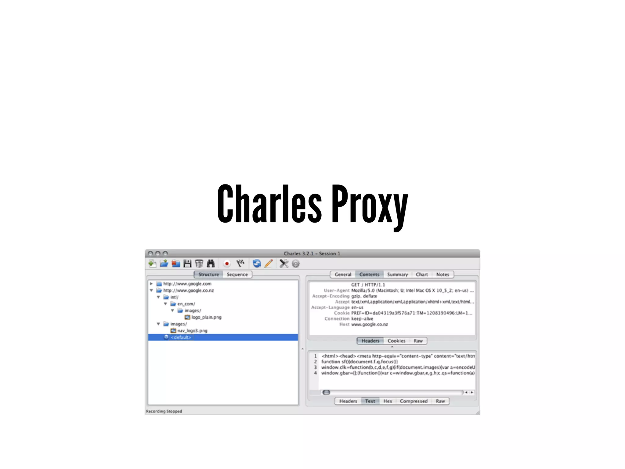 Charles Proxy
 