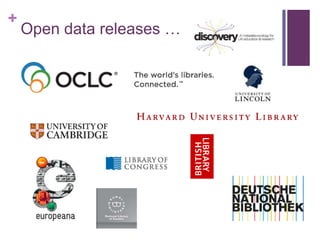 +
    Open data releases …
 