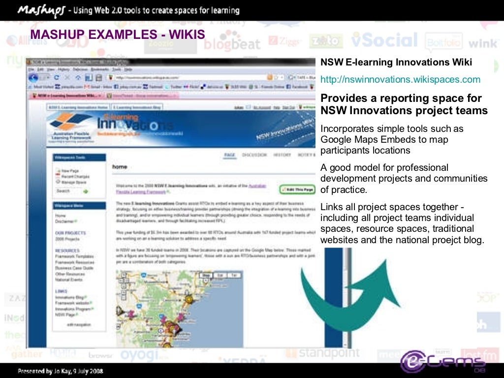 MASHUP EXAMPLES WIKIS NSW