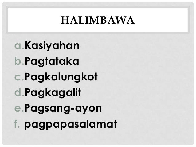 Halimbawa Ng Paglalarawan Ng Damdamin O Emosyon