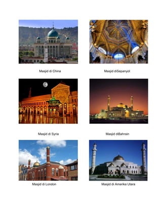 Masjid Masjid Di Dunia Docx