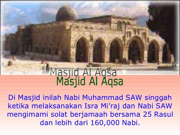 Masjid Al Aqsa Yang Sebenarnya