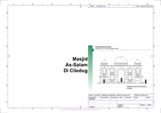 Design Masjid di Ciledug
