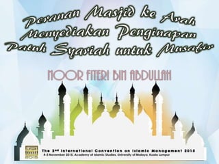 4-5 November 2015, Academy of Islamic Studies, University of Malaya, Kuala Lumpur
 