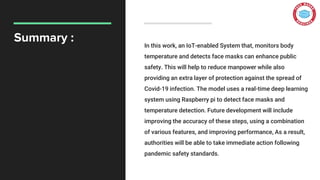 Mask Detection and Temperature Sensor System.pptx