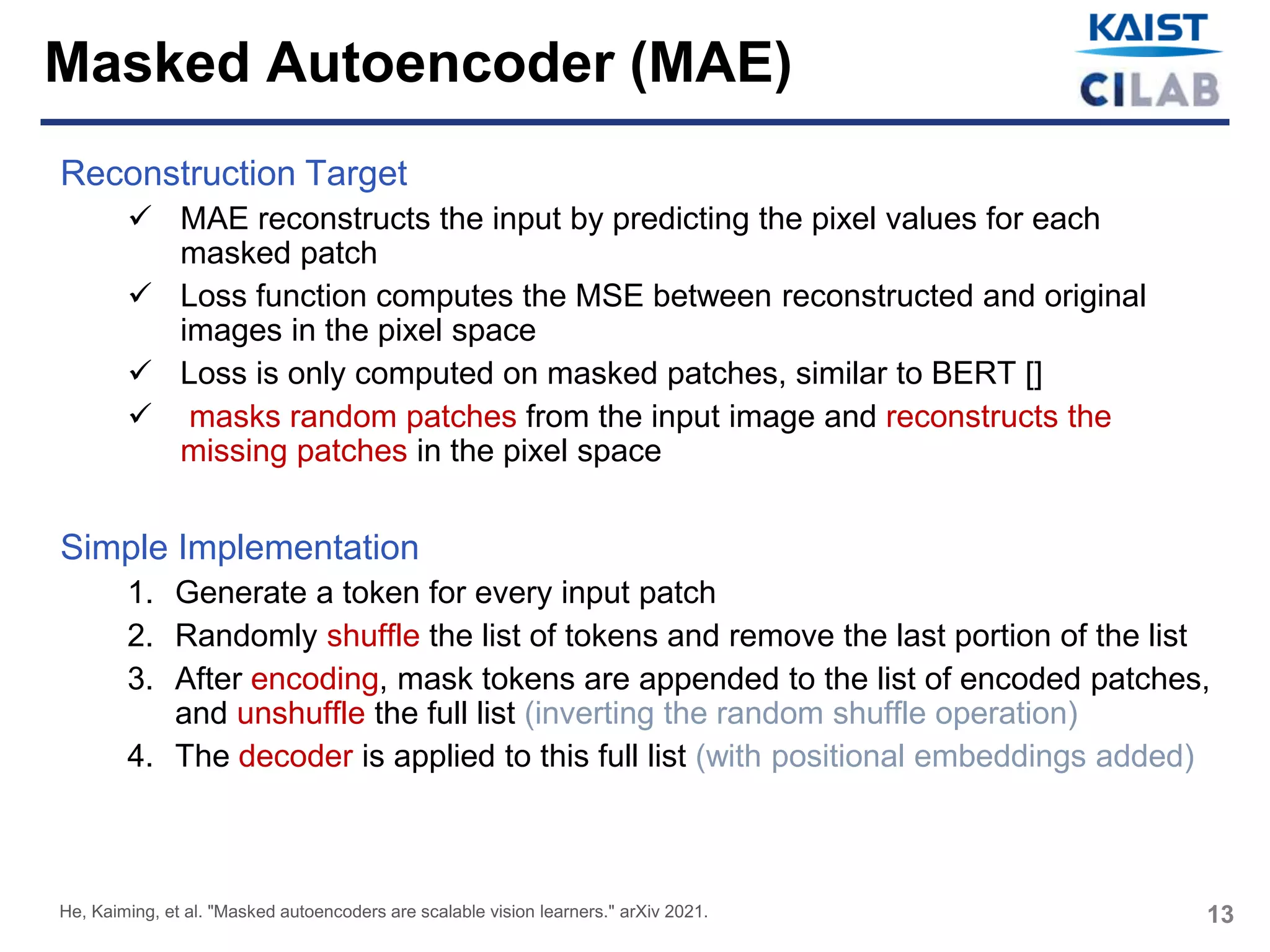 Masked Autoencoders Are Scalable Vision Learners.pptx | Web Development ...
