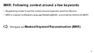 MASKER: Masked Keyword Regularization for Reliable Text Classification (AAAI 2021)