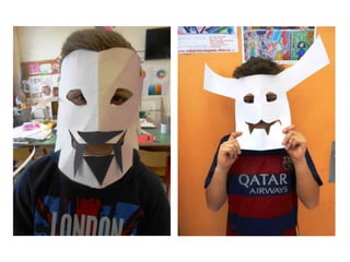 Αποκριάτικες μάσκες ΣΤ' τάξη, 2016