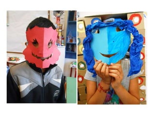 Αποκριάτικες μάσκες ΣΤ' τάξη, 2016