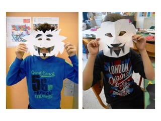 Αποκριάτικες μάσκες ΣΤ' τάξη, 2016