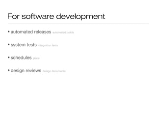 Software Team Hierarchy of Needs