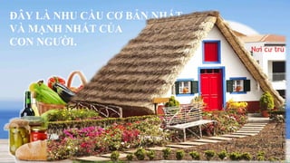 ĐÂY LÀ NHU CẦU CƠ BẢN NHẤT
VÀ MẠNH NHẤT CỦA
CON NGƯỜI.
KHÔNG KHÍTHỨC ĂN ĐẦY ĐỦThức uống
Nơi cư trú
Nghỉ ngơi, thư giãn
Tập Luyện
Tình dục
 