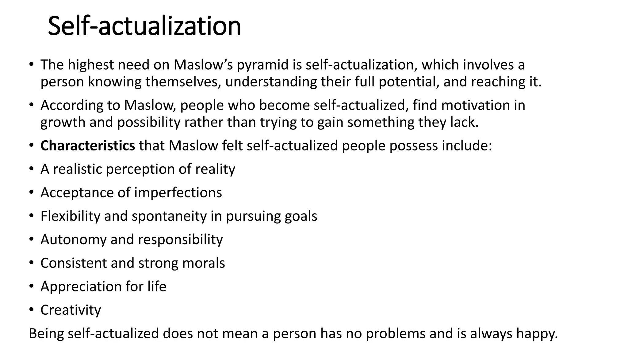 Humanistic Perspective (Abraham Maslow and Carl Rogers) | PPTX