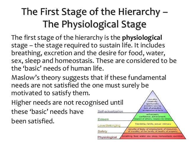  Maslow s Hierarchy of Needs