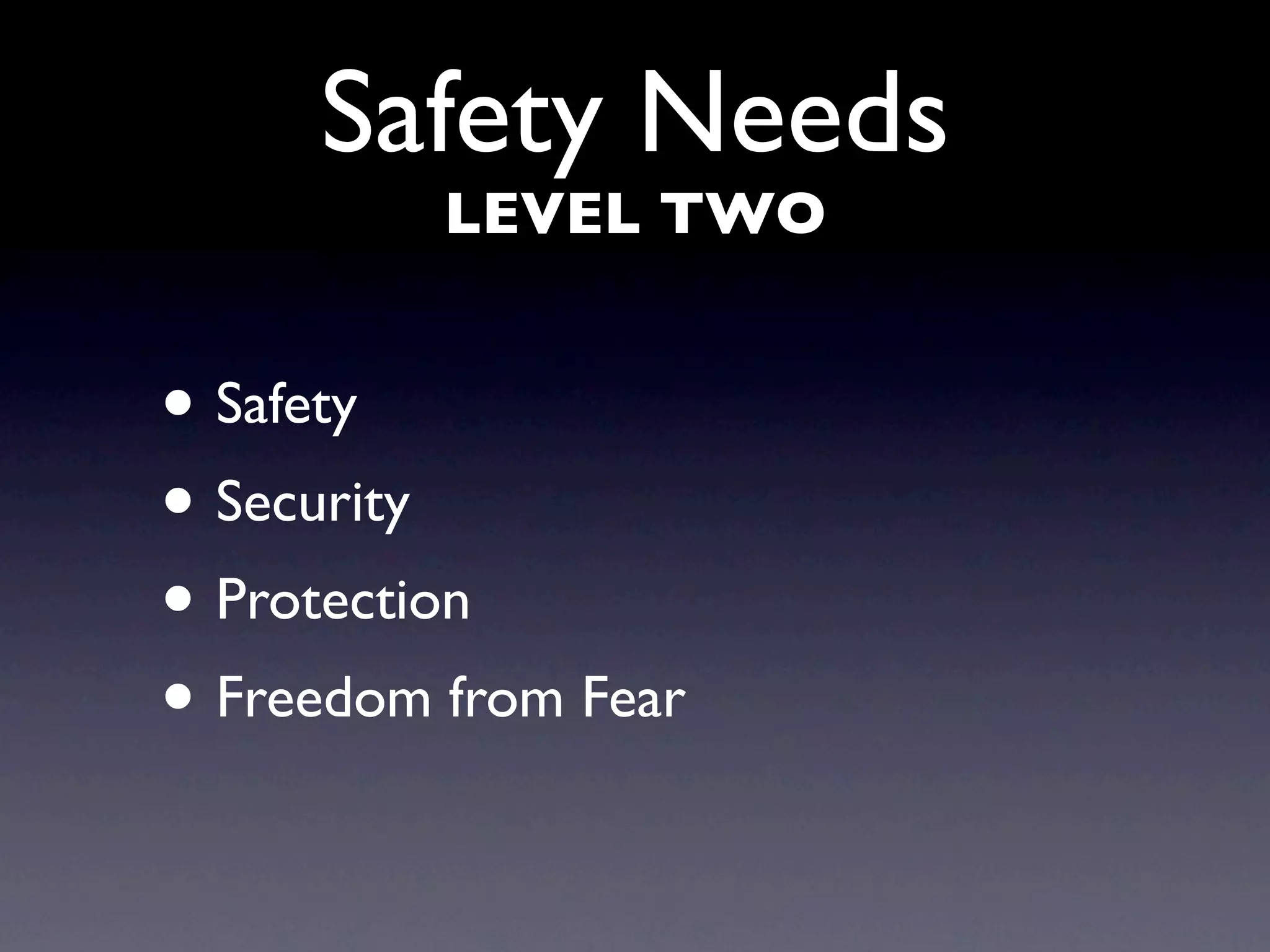 Maslow’s Hierarchy Of Needs Theory