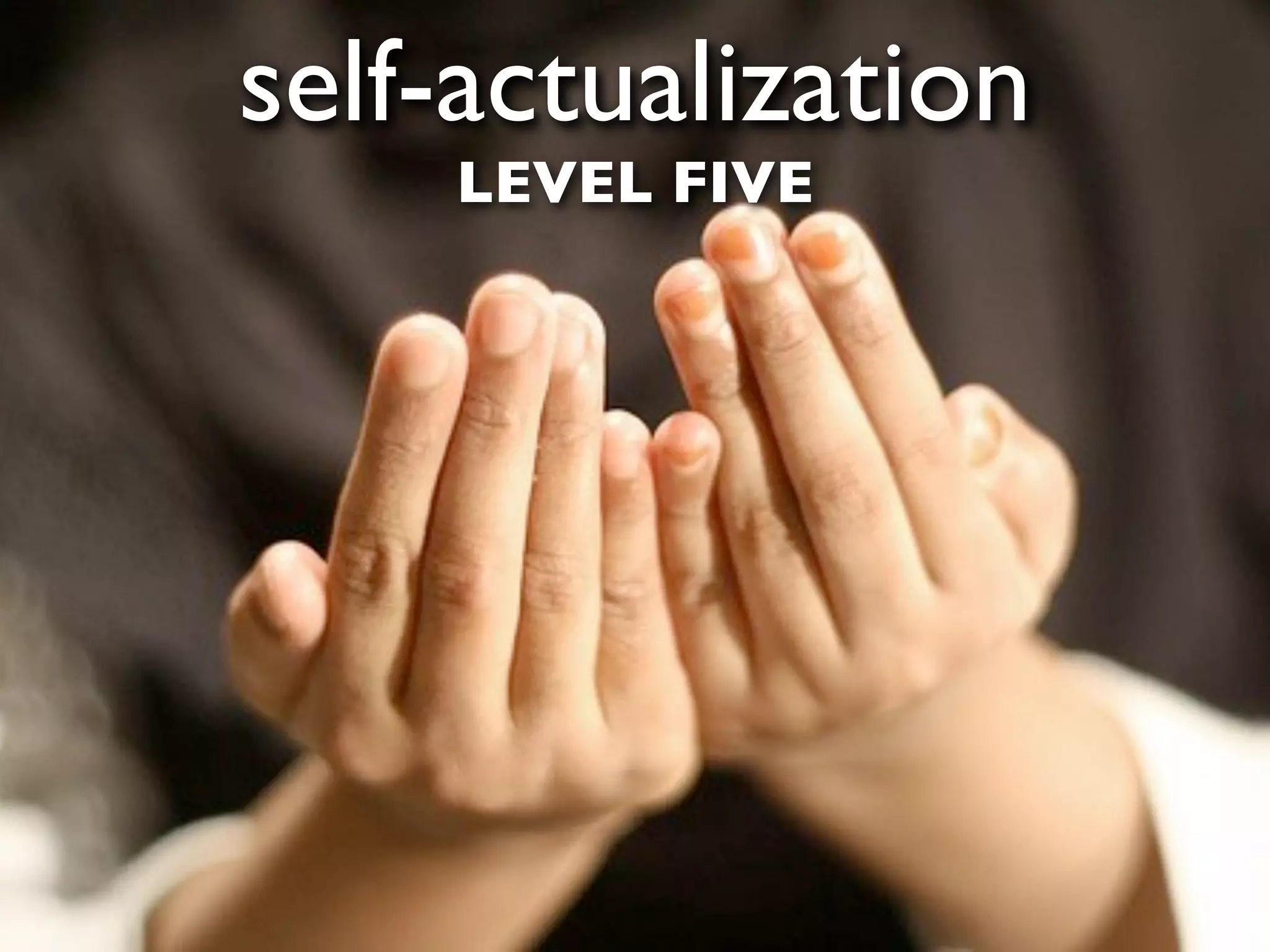 Maslow’s Hierarchy Of Needs Theory