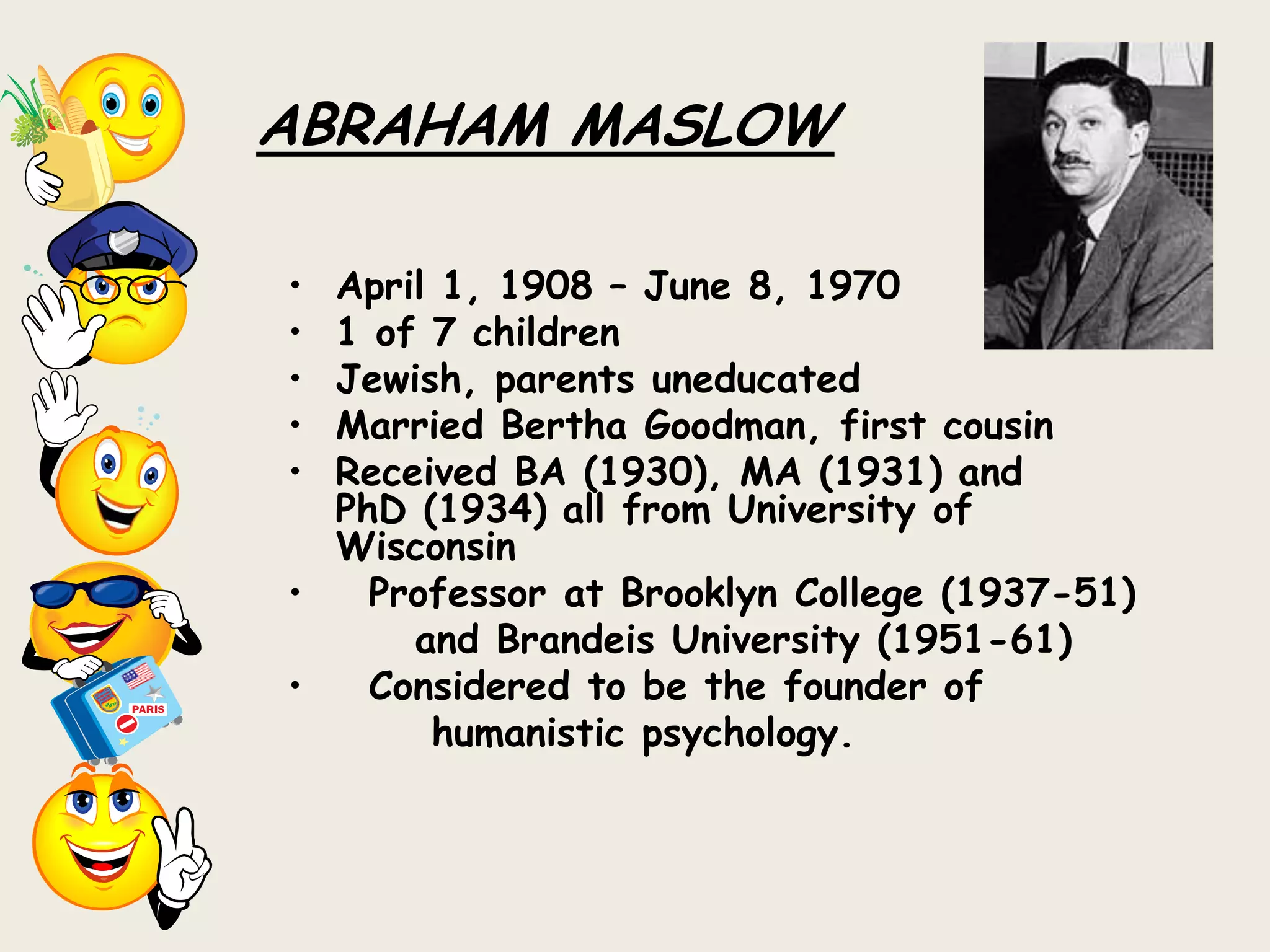 Maslow's theory | PPTX