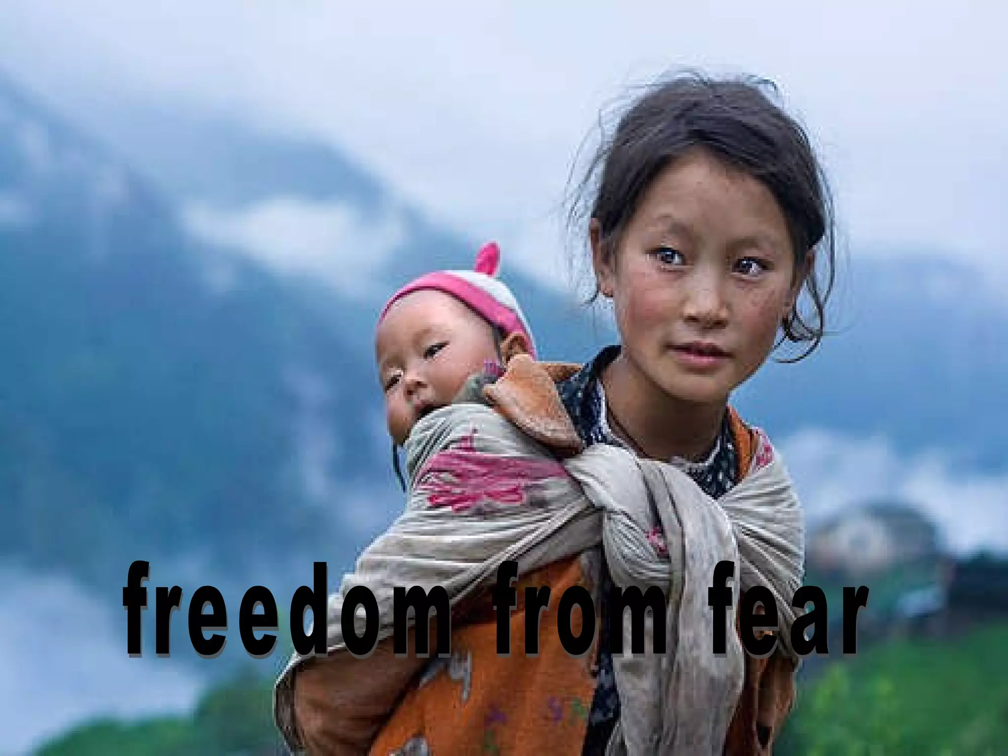 freedom from fear 