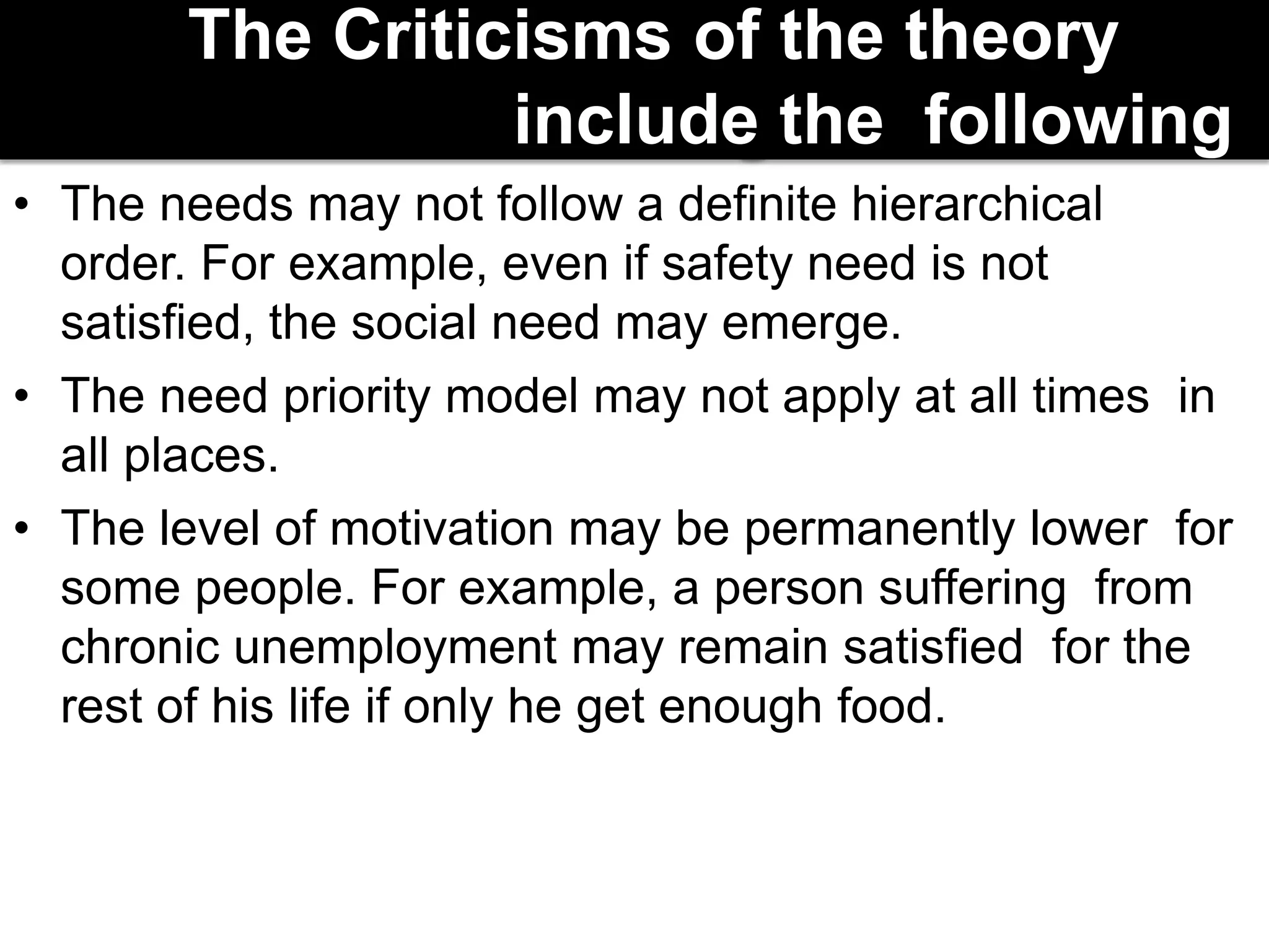 Maslows theory of human needs | PPT