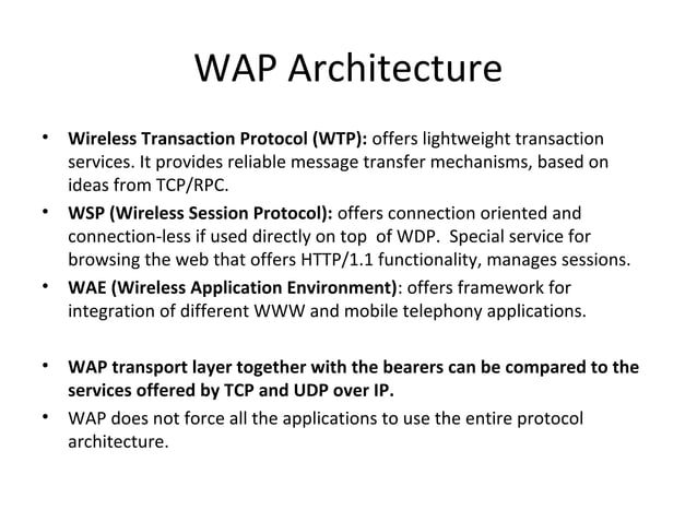 wireless application protocol | PPT