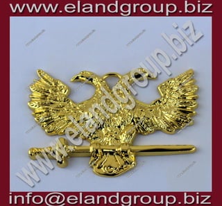 Masonic scottish rite 33rd degree eagle collar jewel