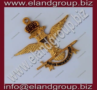 Masonic scottish rite 33rd degree eagle collar jewel gold plated