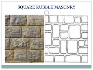 SQUARE RUBBLE MASONRY
 