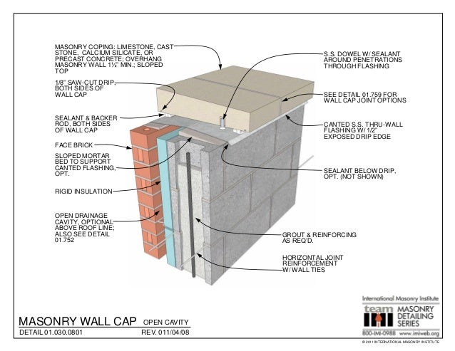 masonry detailing series v34 31 638