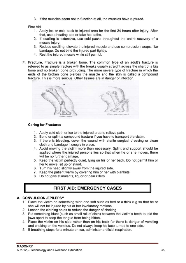 Masonry Learning Module Pdf Secondary Education Education
