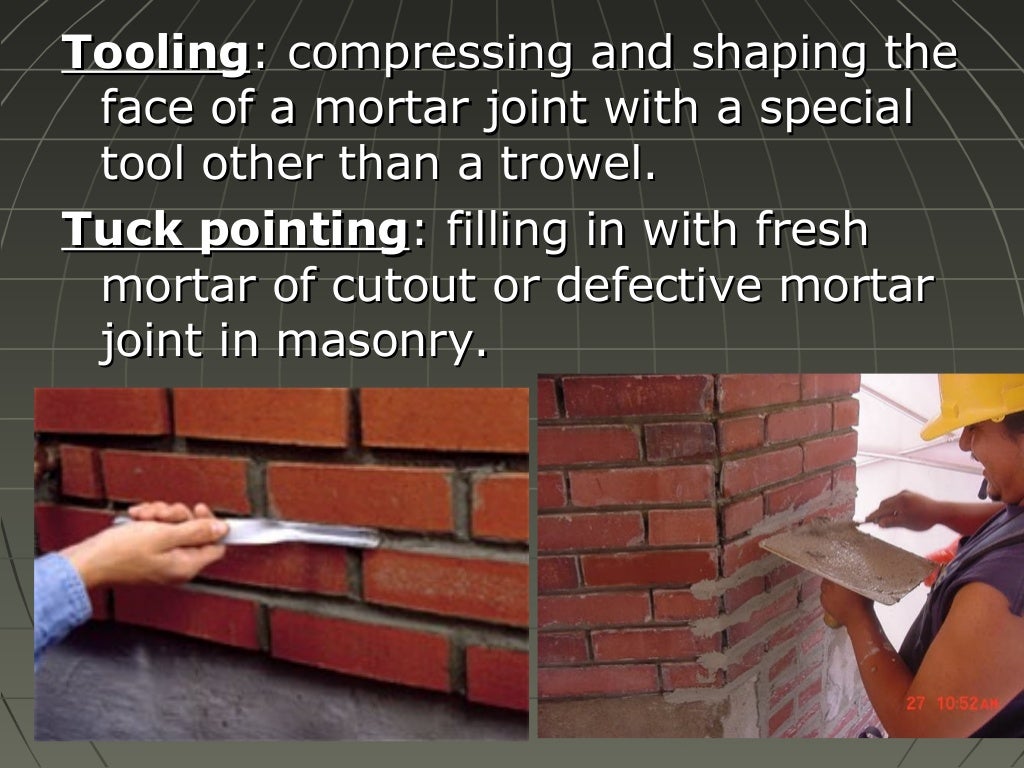 Masonry terminology 1