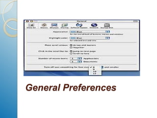 General Preferences