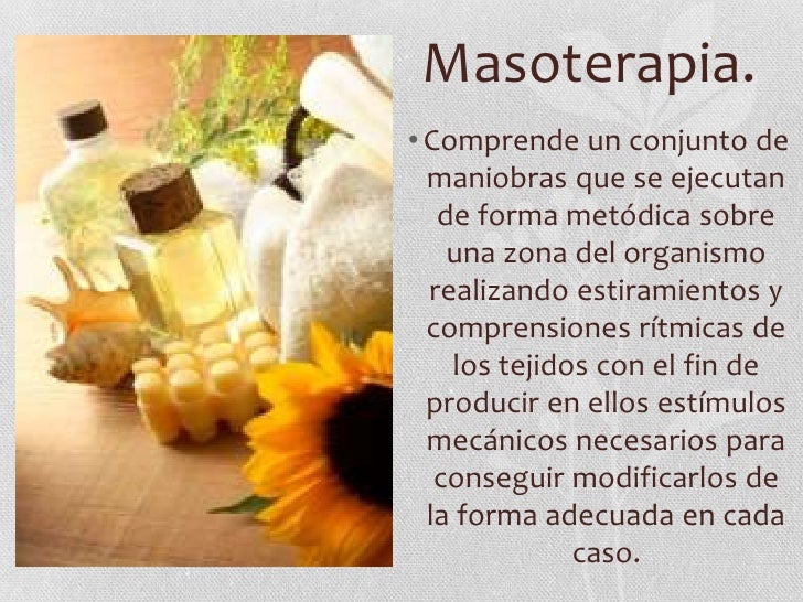 Resultado de imagen para masoterapia