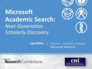 | Director—Portfolio Strategy
   Microsoft Research
 