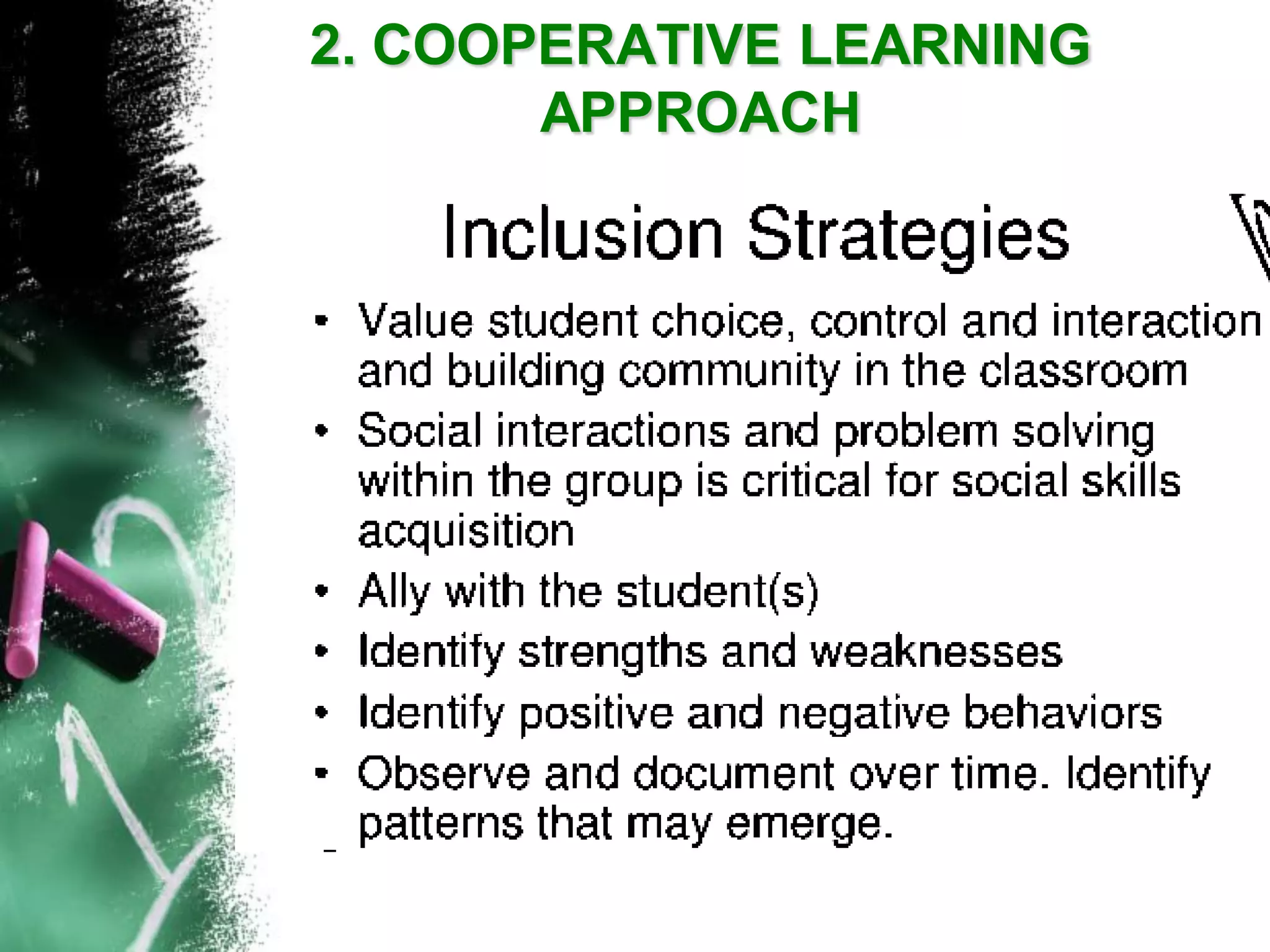 2. COOPERATIVE LEARNING APPROACH  