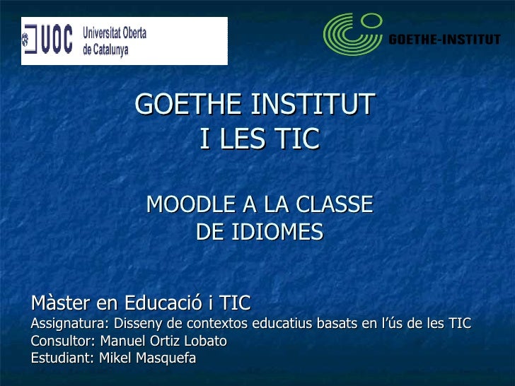 Goethe Uni Moodle Goethe Uni Moodle