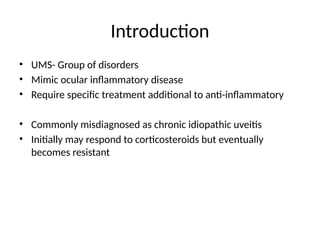 MASQUERADE Syndromes In Eye Ophthalmology PPTX masquerade-syndromes-in-eye-ophthalmology-pptx
