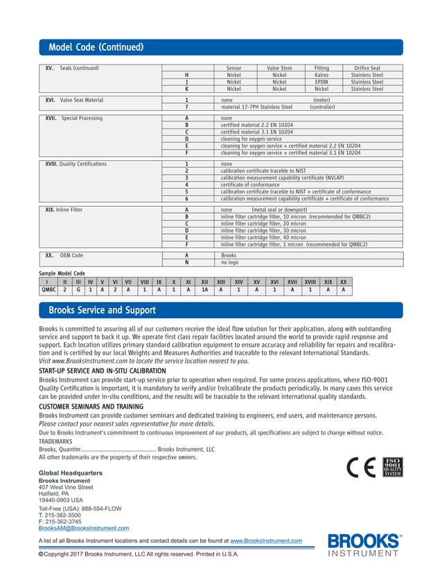 Mass Flow Controller - Quantim Series | PDF