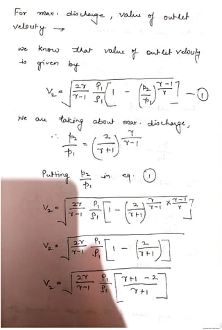 Mass flow-rate-and-critical-pressure-ratio