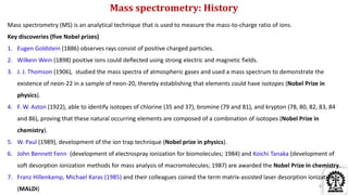 Mass spectrometry fundmentals theory and | PDF