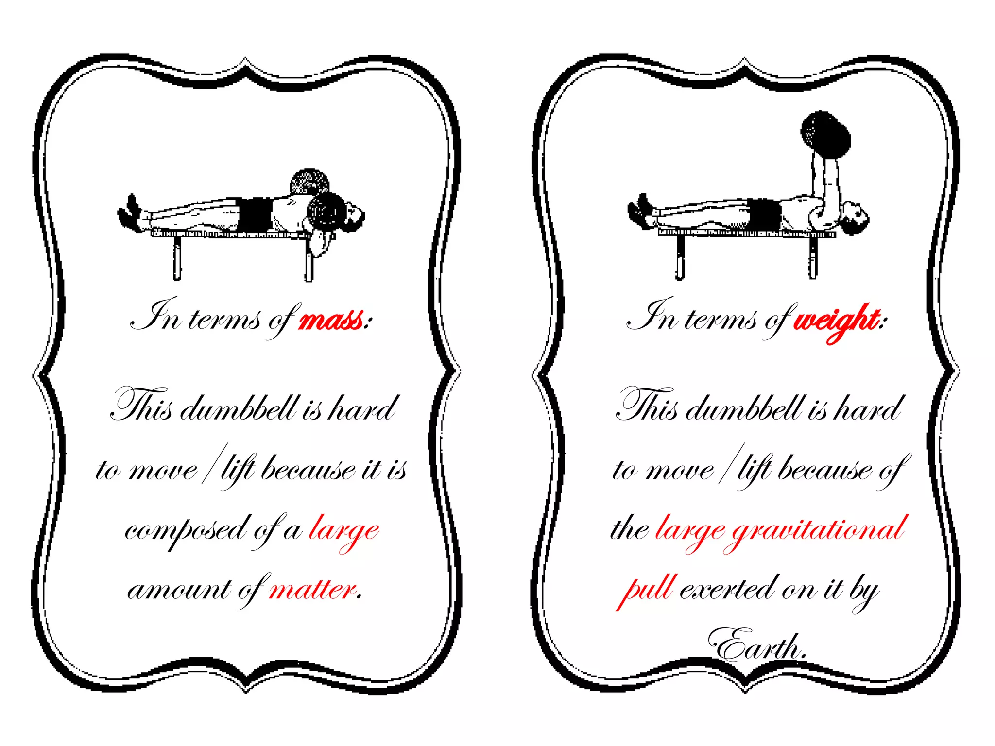 Mass vs Weight 5 PPT