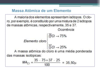 Massa Atômica de um Elemento

 